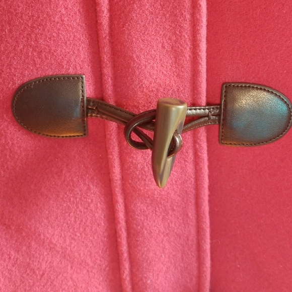 LLBean Bellandi Raspberry  Wool Thinsulite Coat Fits like a 12 - Picture 2 of 8